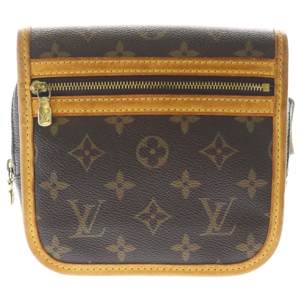 Louis Vuitton Monogram Bum Bag Bosfall Mini Brown Leather Gold