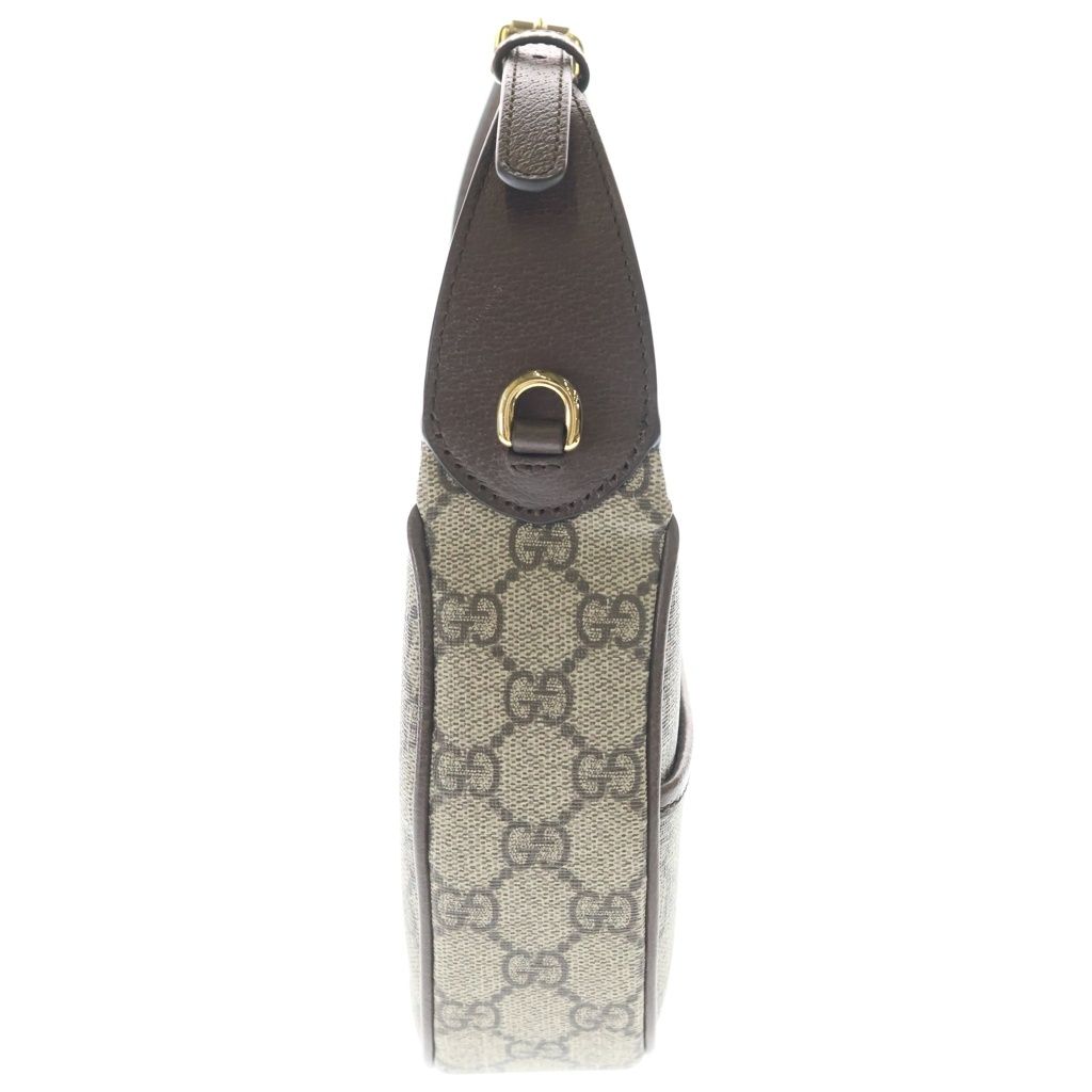 Gucci Ophidia GG Supreme Leather Shoulder Bag Beige Brown — view 3