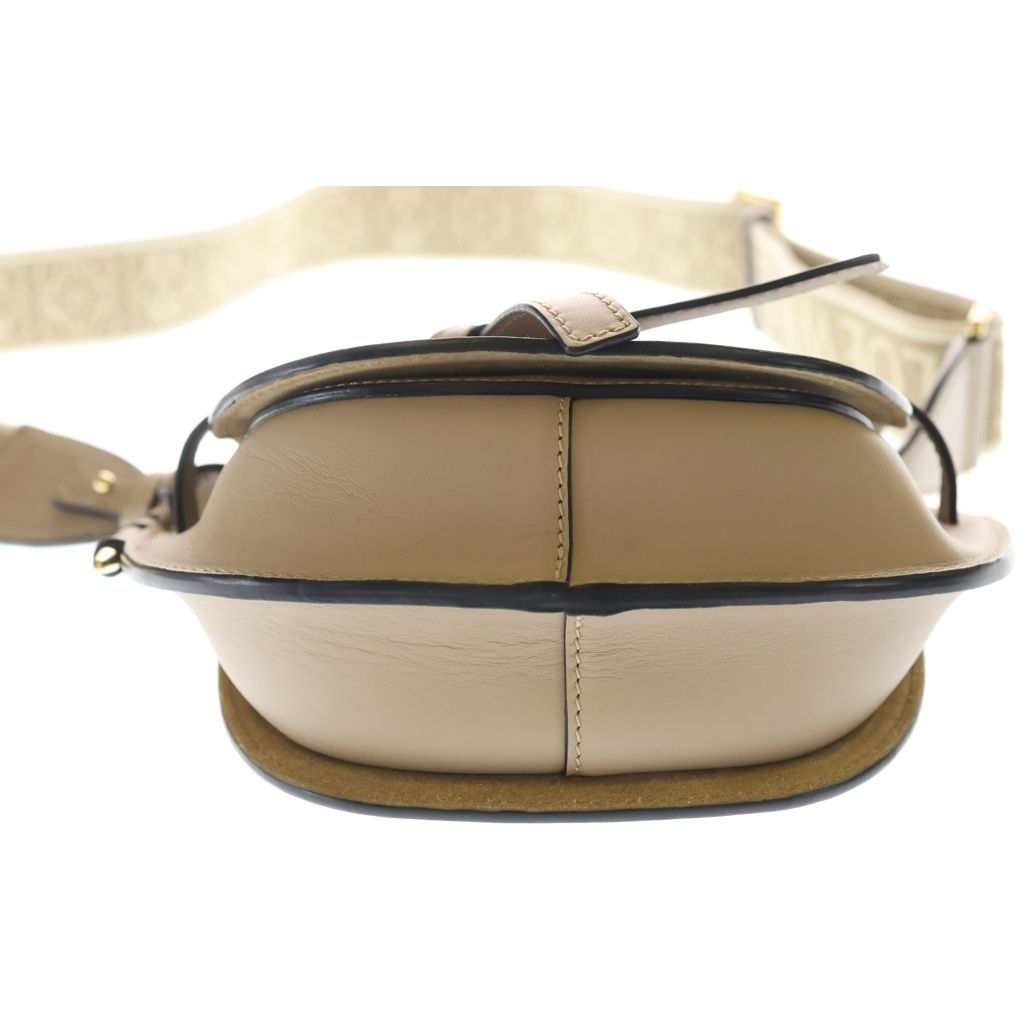 Loewe Gate Dual Small Anagram Logo Leather Shoulder Bag Beige — view 4