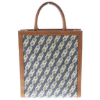 Celine Triomphe Small Vertical Cover 2-Way Shoulder Bag Tote Indigo Blue Gold — view 2