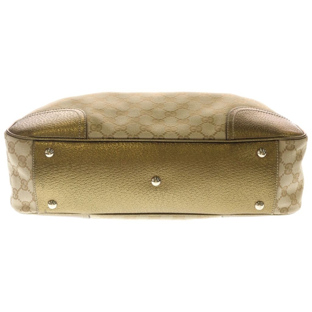 Gucci Princy Tote Bag Gold Leather — view 4