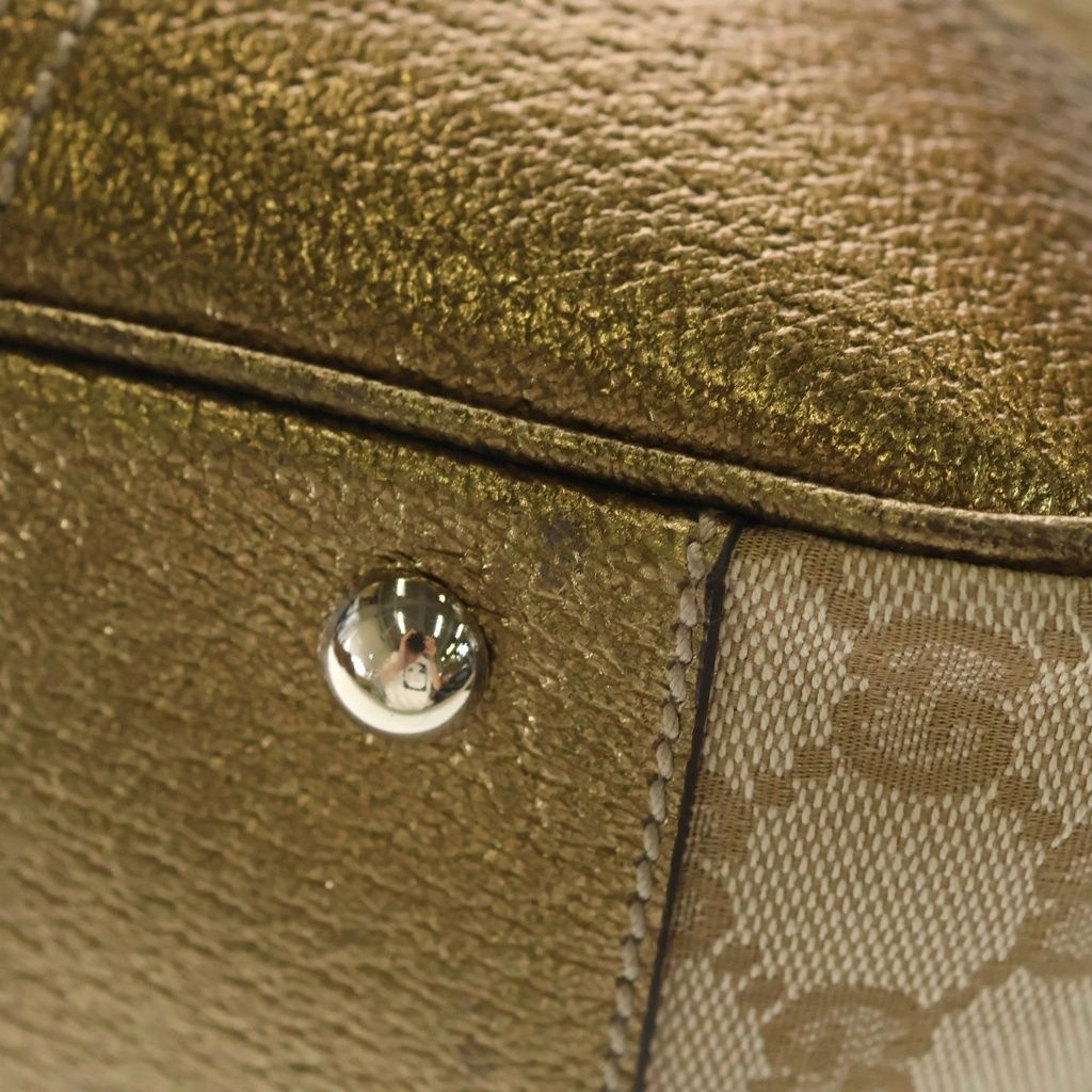 Gucci Princy Tote Bag Gold Leather — view 7