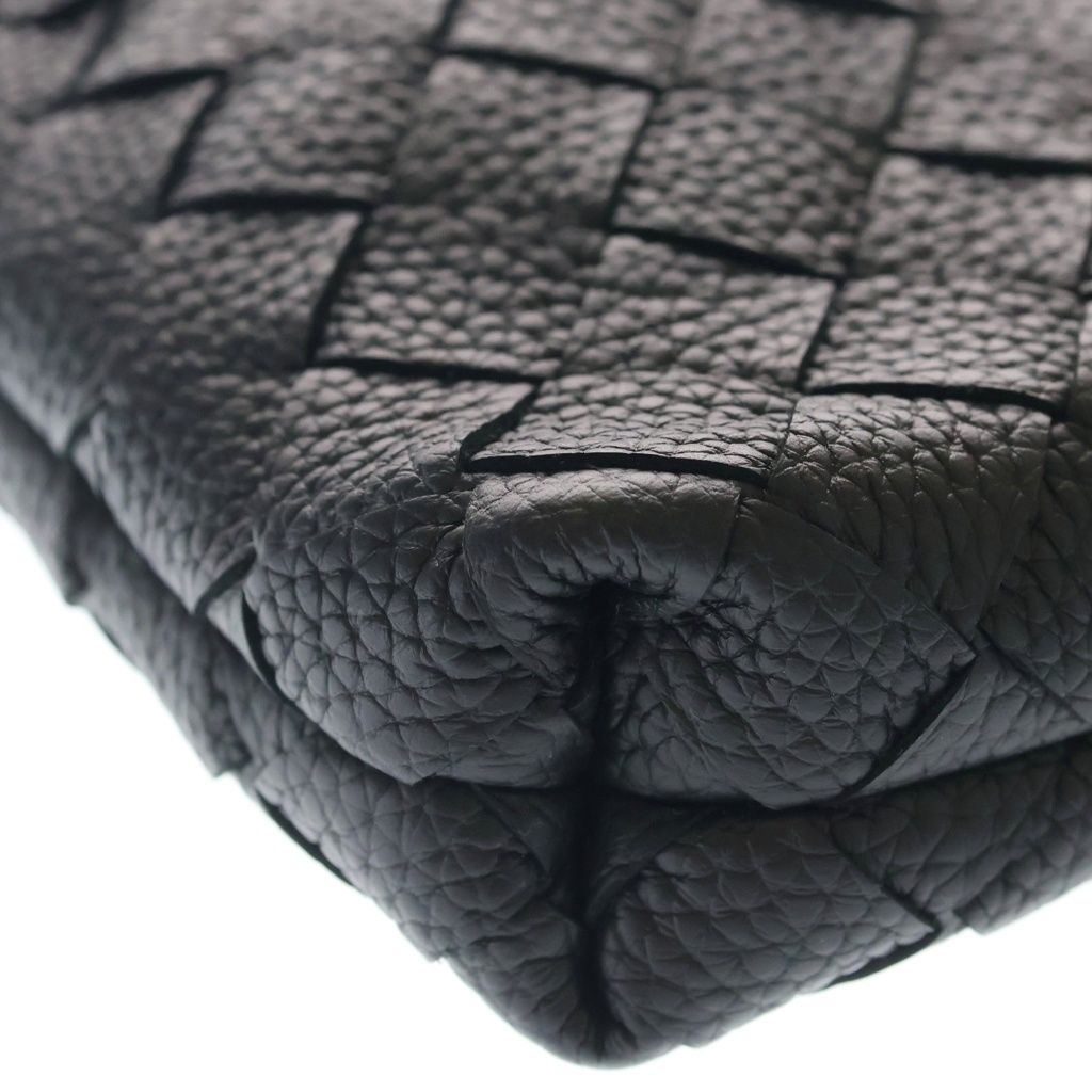 Bottega Veneta Intrecciato Vertical Leather Bag Black — view 5