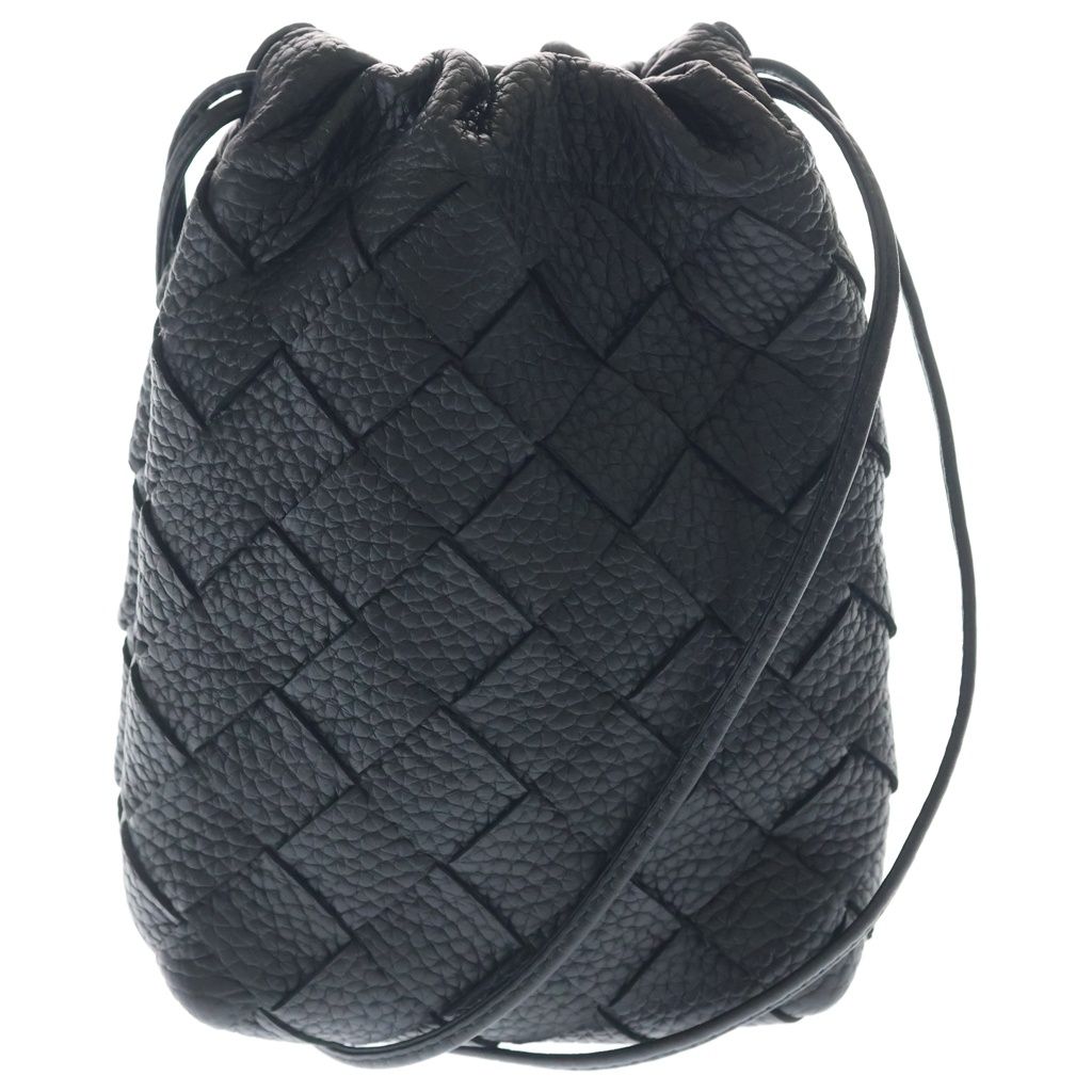 Bottega Veneta Intrecciato Vertical Leather Bag Black — view 2