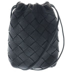 Bottega Veneta Intrecciato Vertical Leather Bag Black — view 2