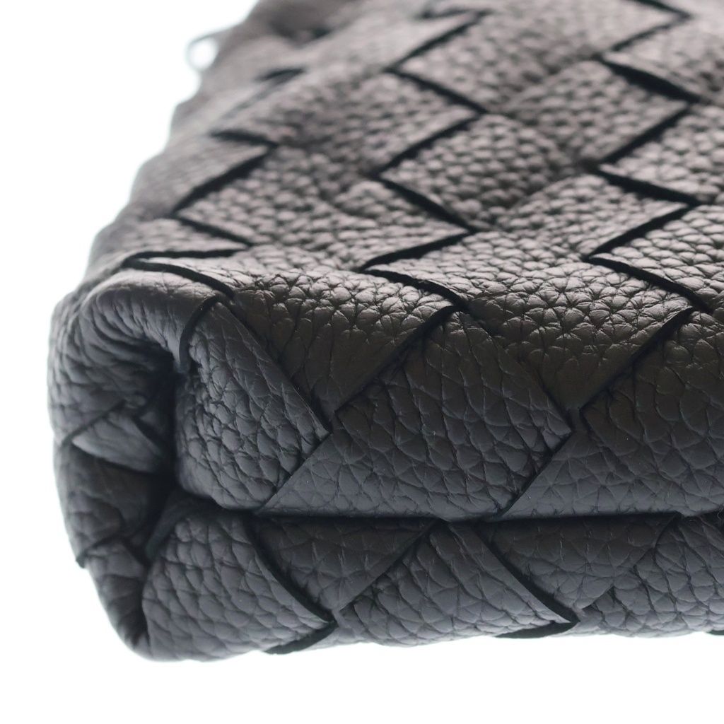Bottega Veneta Intrecciato Vertical Leather Bag Black — view 4