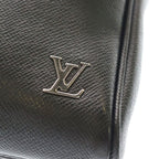 Louis Vuitton Taiga Alex Messenger Shoulder Bag Black Leather Silver — view 6