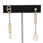 Hermes Chaine D'ancre Chaos Diamond Earrings