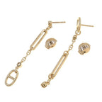 Hermes Chaine D'ancre Chaos Diamond Earrings — view 6