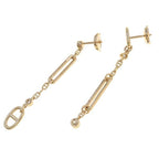 Hermes Chaine D'ancre Chaos Diamond Earrings — view 5