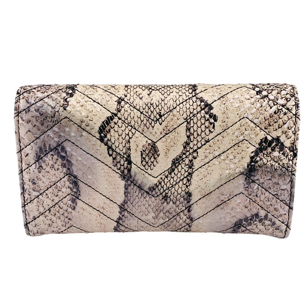 Gucci Exotic Flap GG Marmont Wallet
