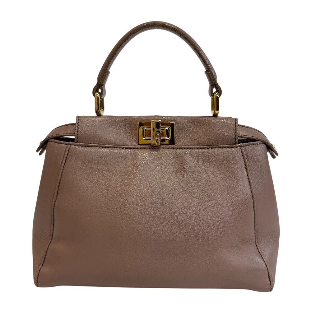 Fendi 2-Way Shoulder Mini Peekaboo Handbag