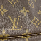 Louis Vuitton Pouch Monogram Pochette Accessory Soir Brown — view 8