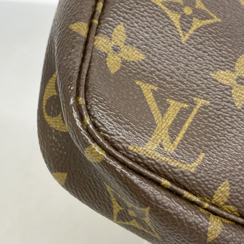 Louis Vuitton Pouch Monogram Pochette Accessory Soir Brown — view 6
