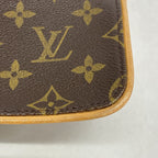 Louis Vuitton Shoulder Bag Monogram Pochette Twin GM Brown — view 7