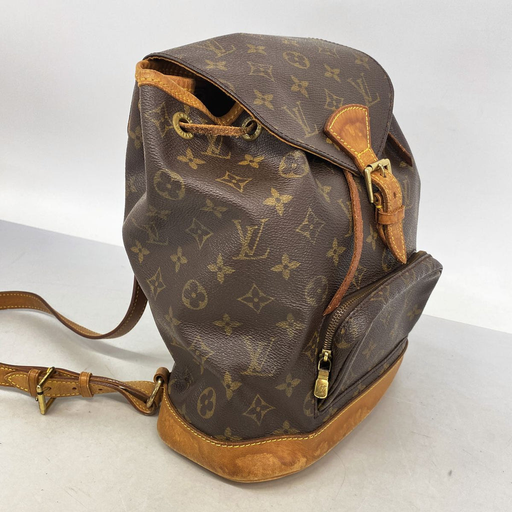 Louis Vuitton Backpack Monogram Montsouris MM Brown — view 2