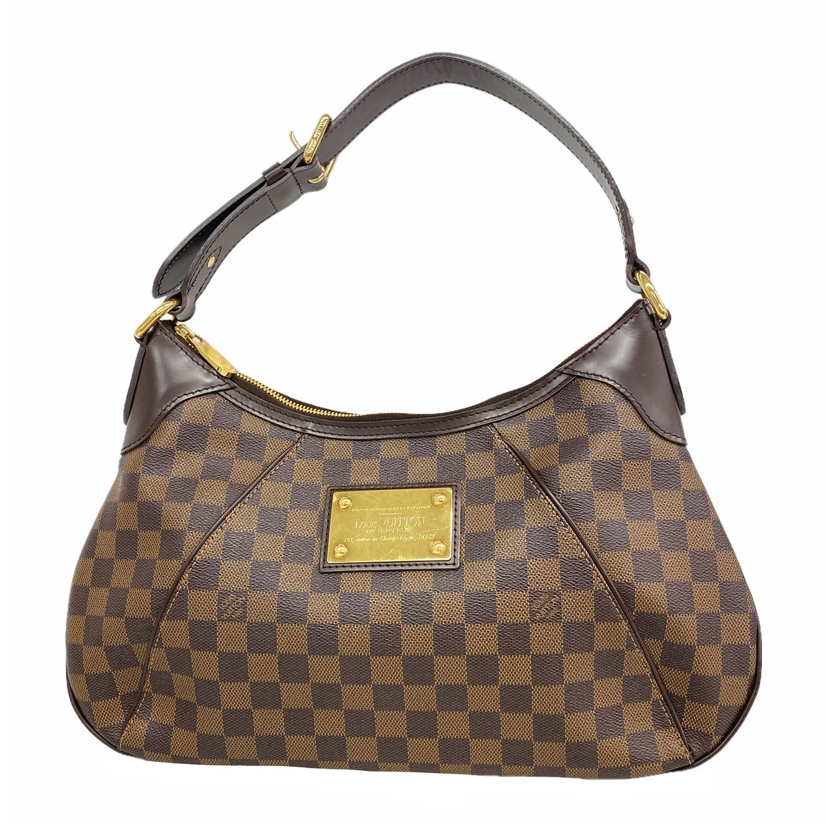 Louis Vuitton Shoulder Bag Damier Thames GM Ebene