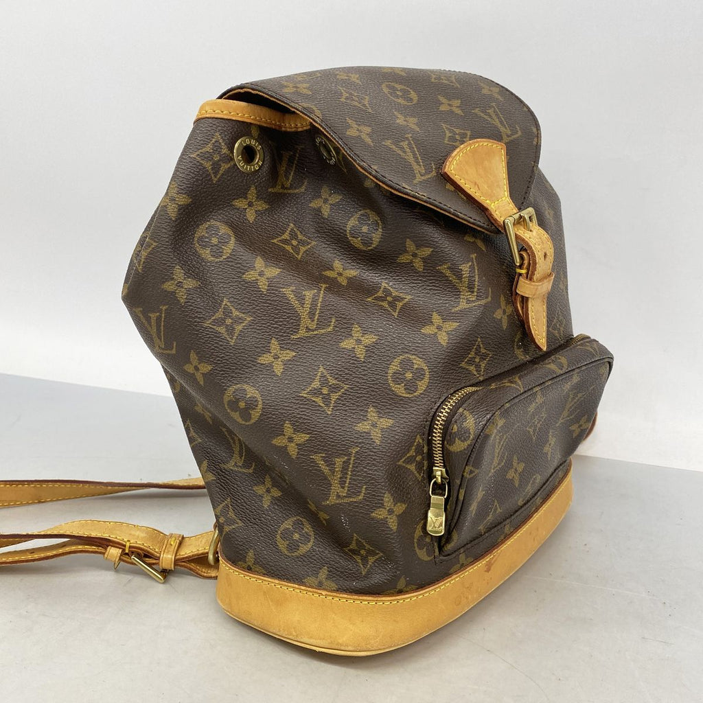 Louis Vuitton Backpack Monogram Montsouris MM Brown — view 2