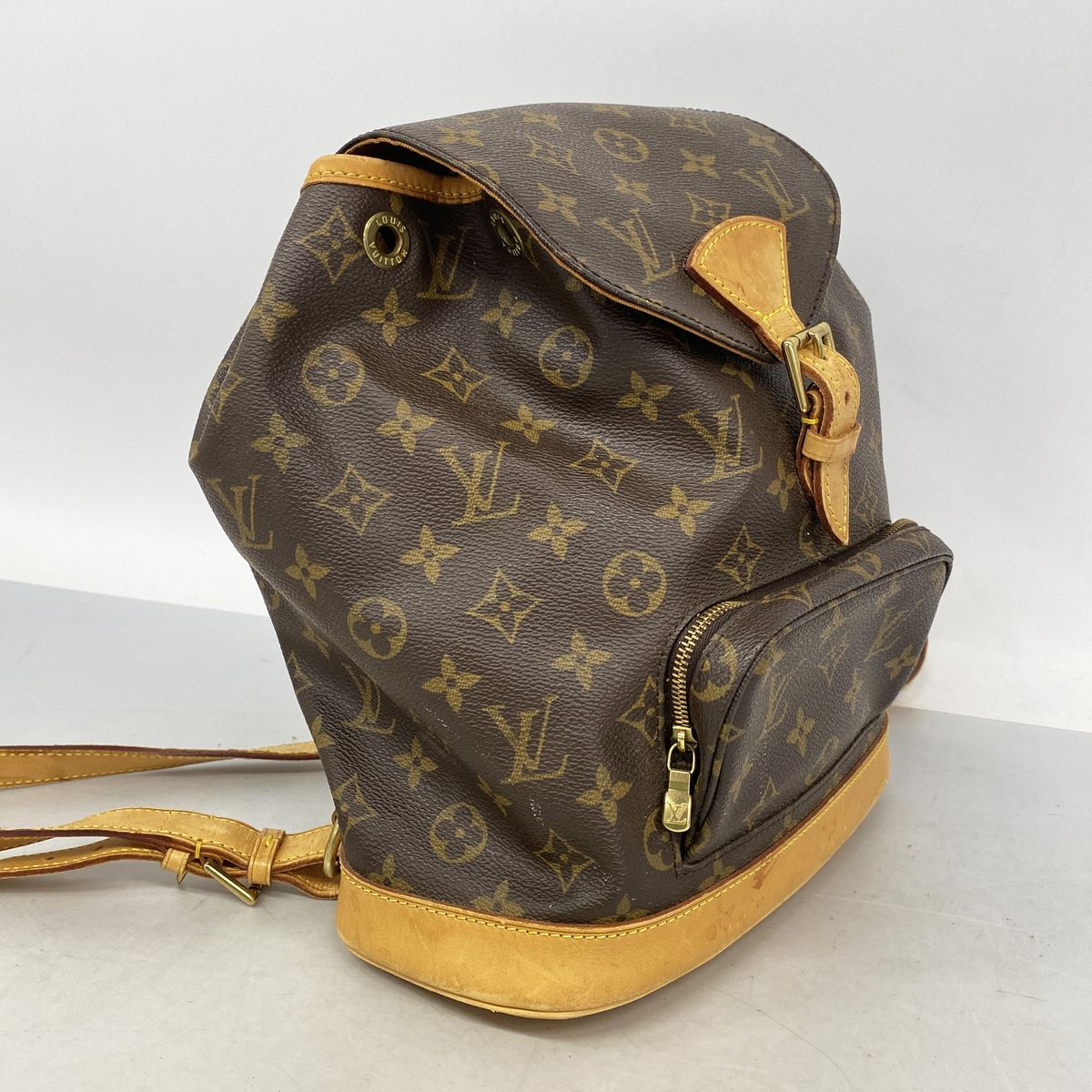 Louis Vuitton Backpack Monogram Montsouris MM Brown — view 2