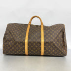 Louis Vuitton Boston Bag Monogram Keepall Bandouliere 60 Brown — view 3