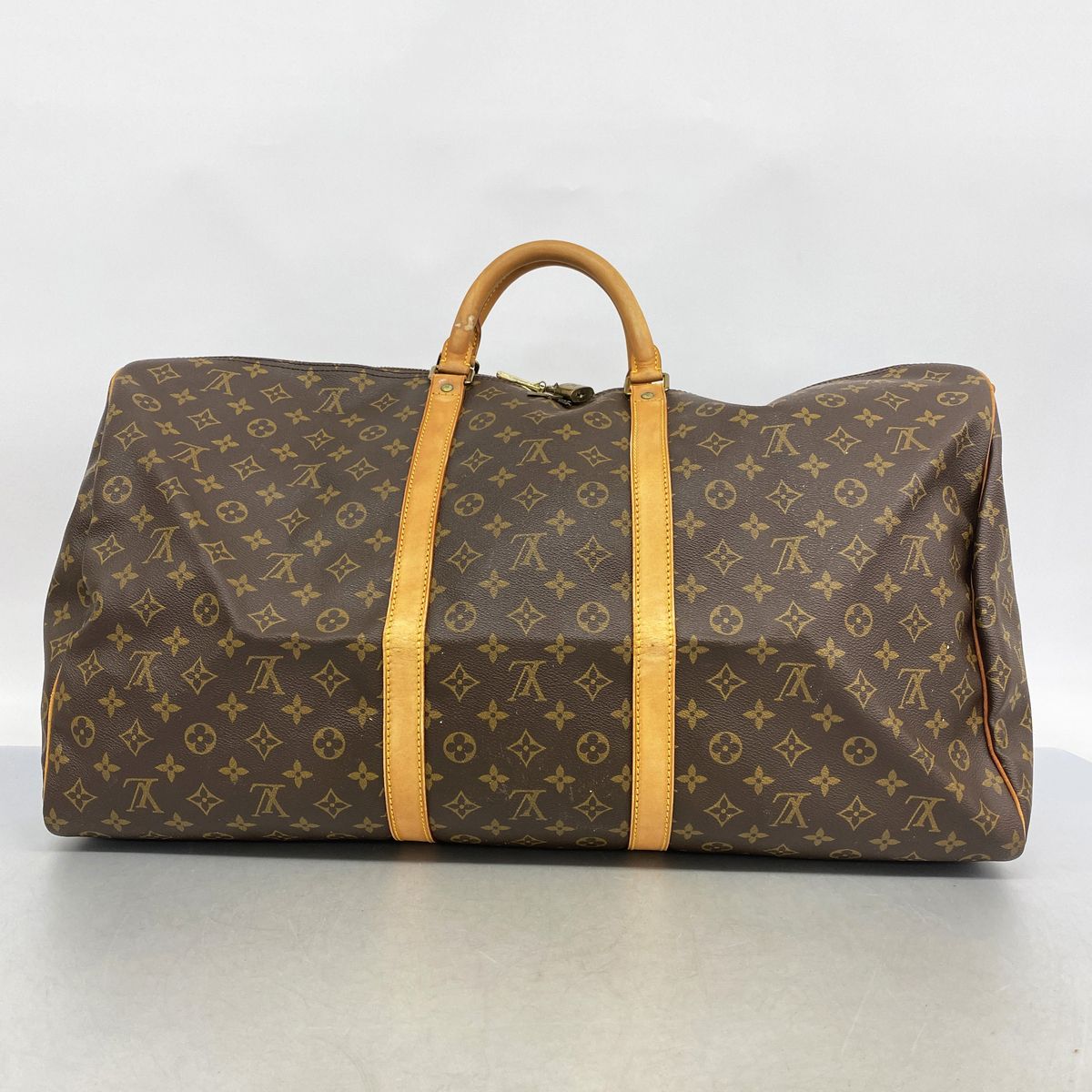 Louis Vuitton Boston Bag Monogram Keepall Bandouliere 60 Brown — view 3