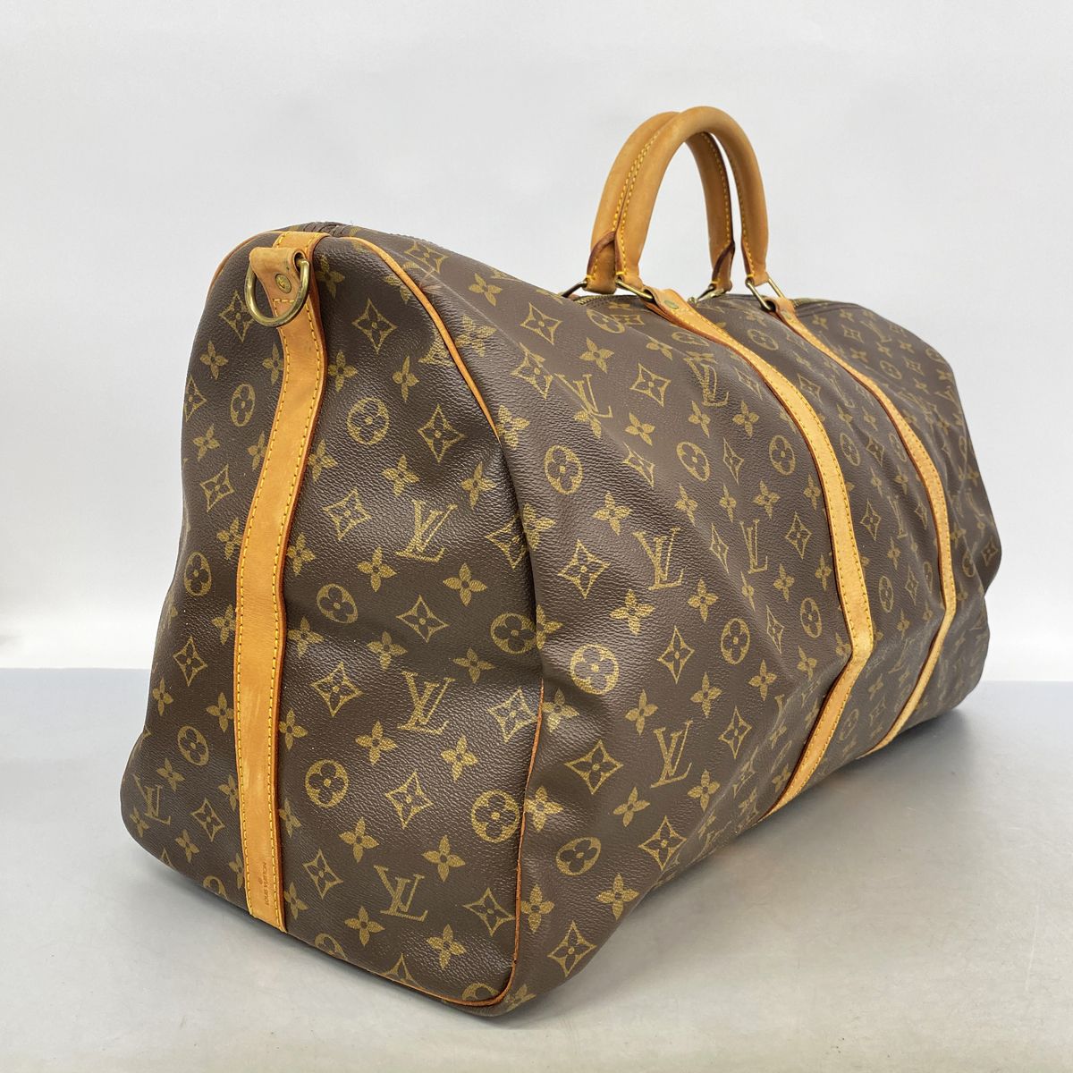 Louis Vuitton Boston Bag Monogram Keepall Bandouliere 60 Brown — view 2