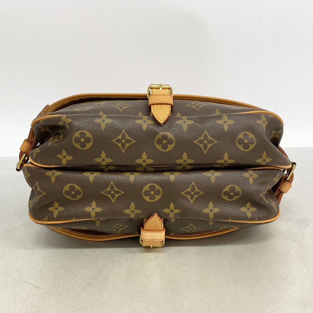 Louis Vuitton Shoulder Bag Monogram Saumur 30 Brown — view 3