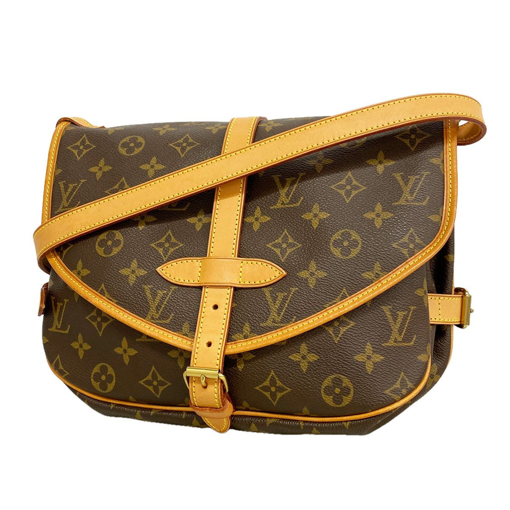 Louis Vuitton Shoulder Bag Monogram Saumur 30 Brown