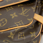 Louis Vuitton Shoulder Bag Monogram Saumur 30 Brown — view 6