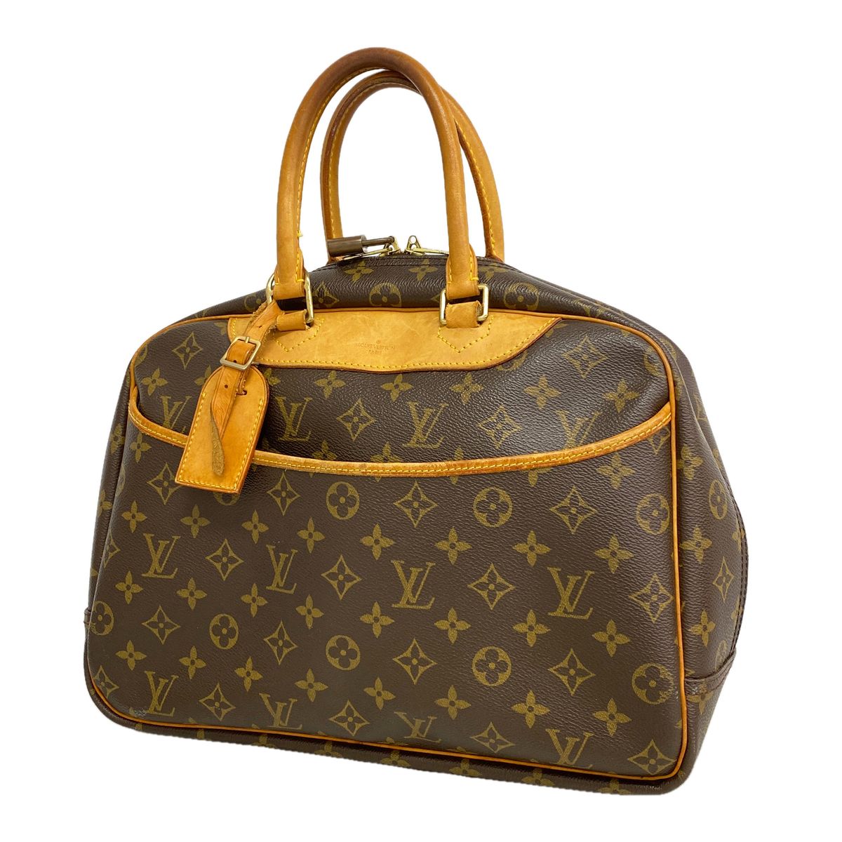 Louis Vuitton Handbag Monogram Deauville Brown