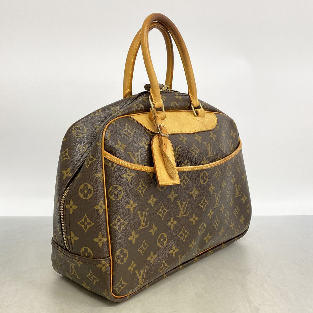 Louis Vuitton Handbag Monogram Deauville Brown — view 2