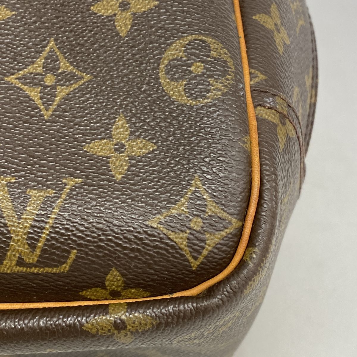 Louis Vuitton Handbag Monogram Deauville Brown — view 6