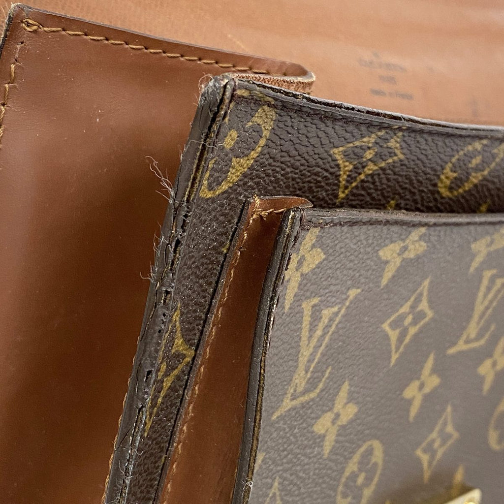 Louis Vuitton Handbag Monogram Monceau 26 Brown 2-Way Bag — view 8