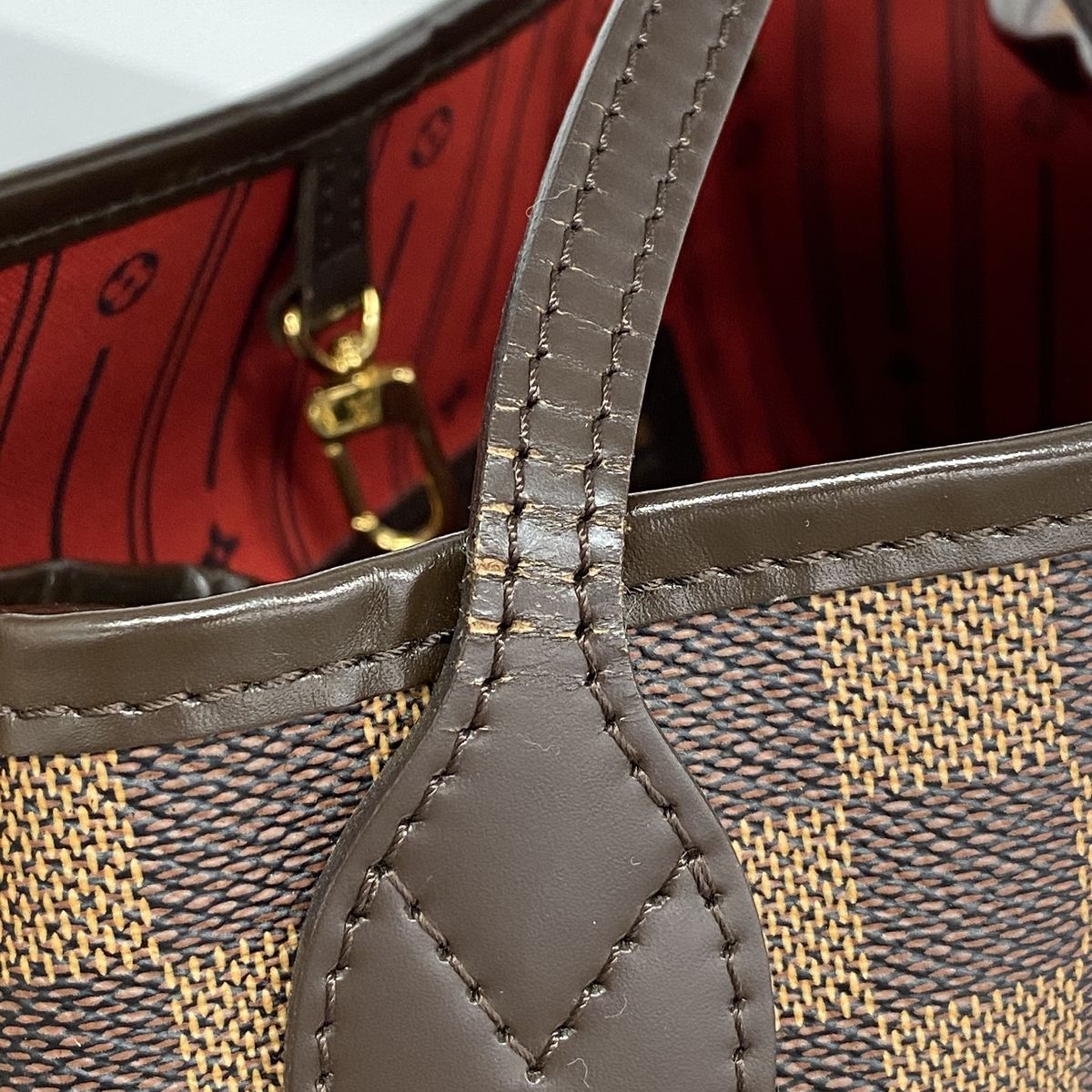 Louis Vuitton Tote Bag Damier Neverfull MM Ebene — view 8