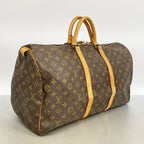 Louis Vuitton Boston Bag Monogram Keepall 50 Brown — view 2