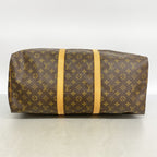 Louis Vuitton Boston Bag Monogram Keepall 50 Brown — view 3