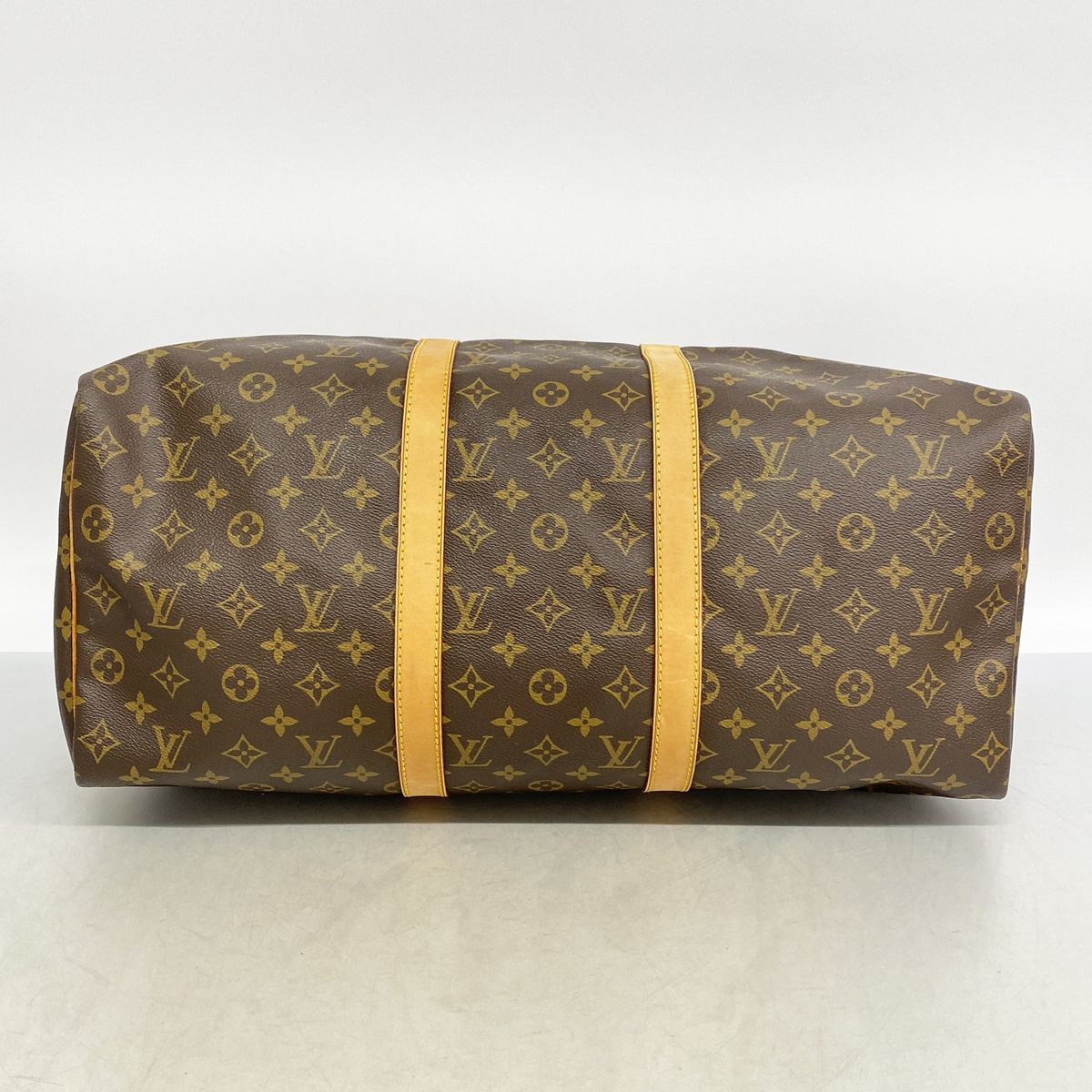 Louis Vuitton Boston Bag Monogram Keepall 50 Brown — view 3