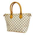 Louis Vuitton Handbag Damier Azur Saleya PM White
