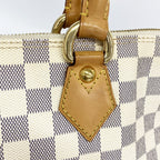 Louis Vuitton Handbag Damier Azur Saleya PM White — view 8