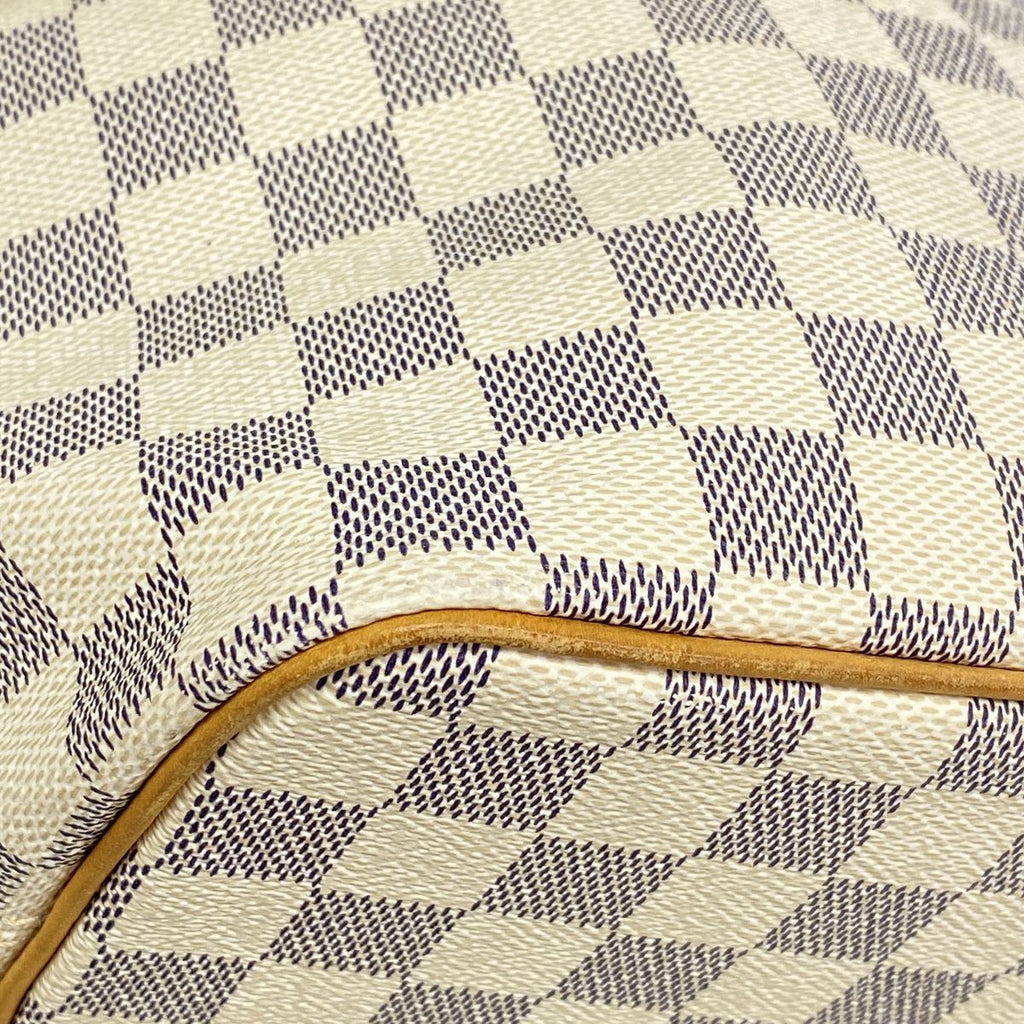 Louis Vuitton Handbag Damier Azur Saleya PM White — view 6