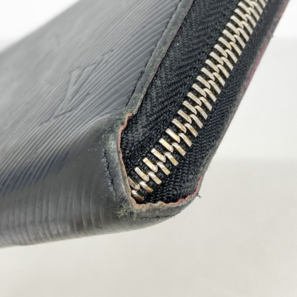 Louis Vuitton Wallet Epi Zippy Noir Hot Pink — view 5