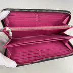 Louis Vuitton Wallet Epi Zippy Noir Hot Pink — view 3