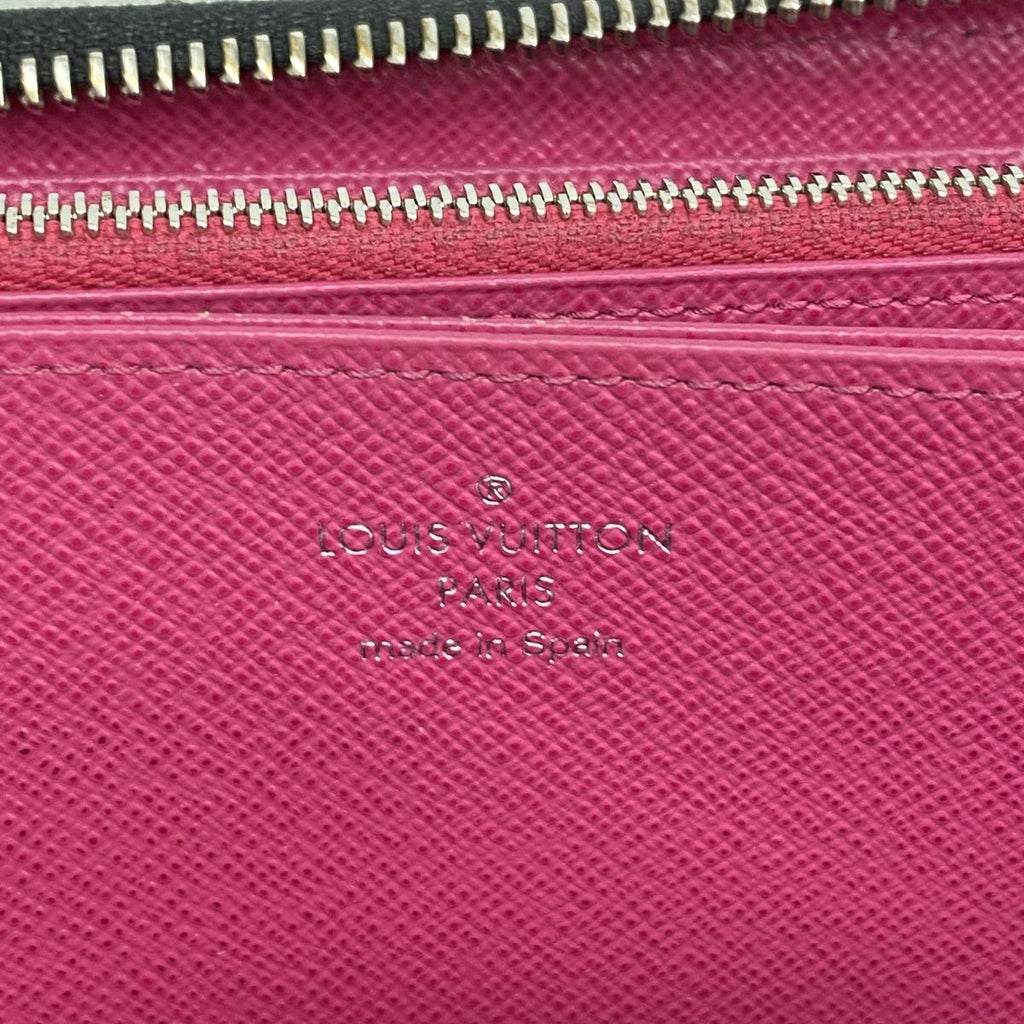 Louis Vuitton Wallet Epi Zippy Noir Hot Pink — view 4