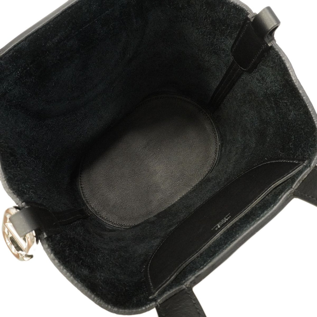 Hermes Handbag in the Loop 18 Taurillon Clemence Black Silver — view 4
