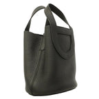 Hermes Handbag in the Loop 18 Taurillon Clemence Black Silver — view 2