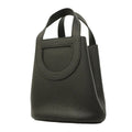 Hermes Handbag in the Loop 18 Taurillon Clemence Black Silver