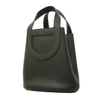 Hermes Handbag in the Loop 18 Taurillon Clemence Black Silver