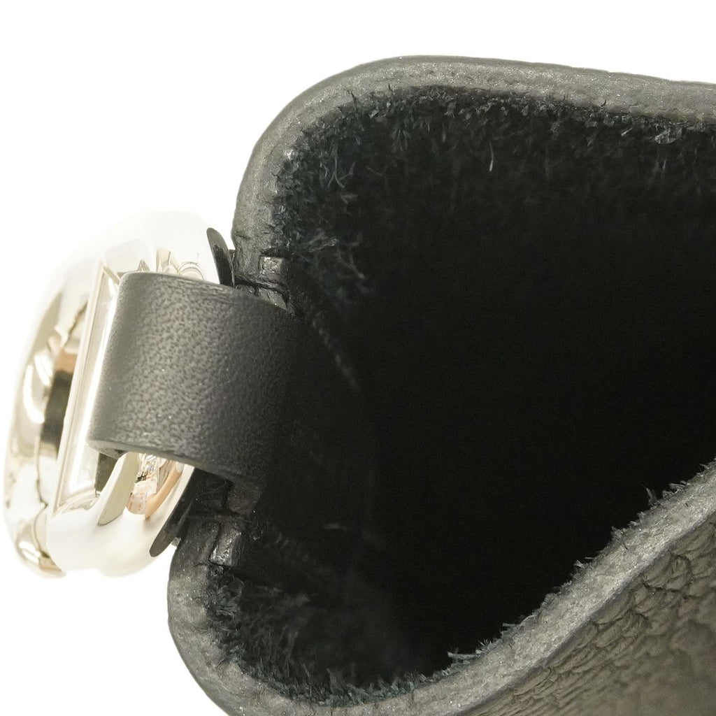 Hermes Handbag in the Loop 18 Taurillon Clemence Black Silver — view 6