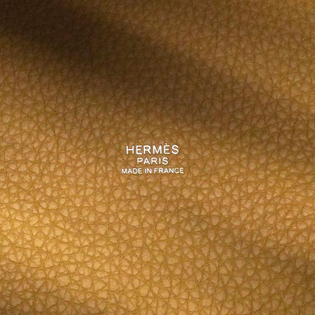Hermes Handbag Picotin Lock PM Taurillon Clemence Dune Silver — view 5