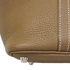 Hermes Handbag Picotin Lock PM Taurillon Clemence Etoupe Silver — view 7